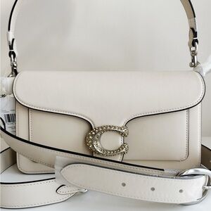 Authentic Coach Tabby Shoulder Bag 26 Chalk NWT